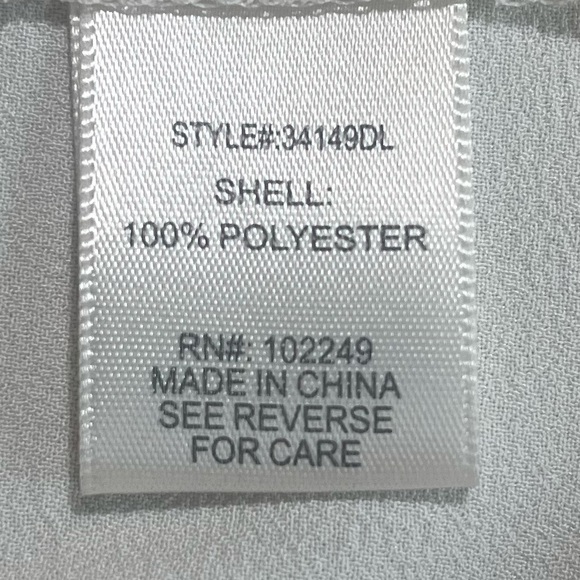 NWT SKIES ARE BLUE Ivory Blouse Beaded Trim Neckline & Back w/ Cut-Out Size 8 - Picture 10 of 15